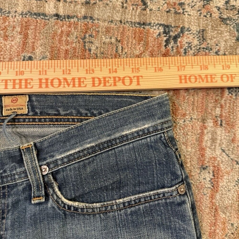 Adriano Goldschmied Jeans Mens 33 x 28.5 Blue Denim The Fillmore Made In USA - Picture 7 of 10